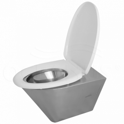 Унитаз подвесной из стали 1-003.1 Oceanus фото в интернет-магазине Русалия