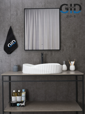 Раковина накладная Gid 888s фото в интернет-магазине Русалия