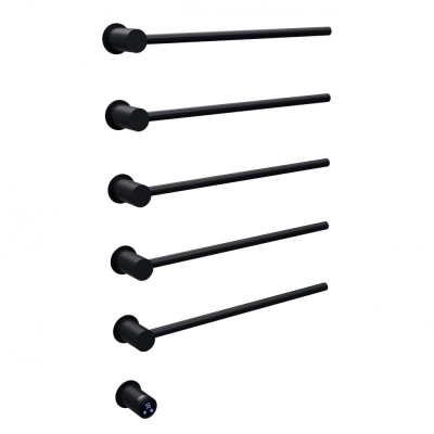 Полотенцесушитель электрический ABBER Charme AH4005MB черный матовый фото в интернет-магазине Русалия