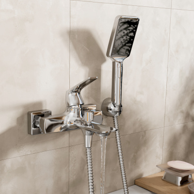 Neime 1901 Смеситель для ванны с коротким изливом Wasserkraft фото в интернет-магазине Русалия