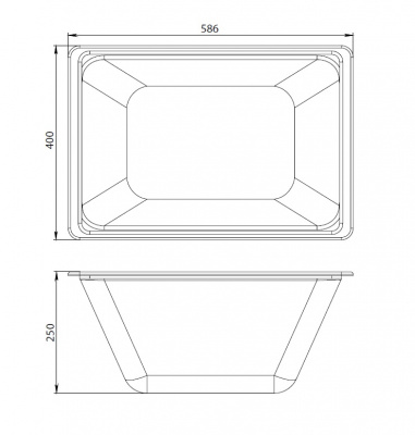 W90A-070-070W-C Gem, контейнер с крышкой для ванны, шт фото в интернет-магазине Русалия