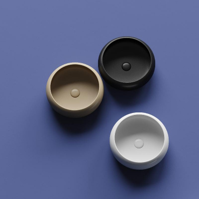 Умывальник чаша накладная круглая Element 360*360*120мм CN6050 Ceramica Nova фото в интернет-магазине Русалия