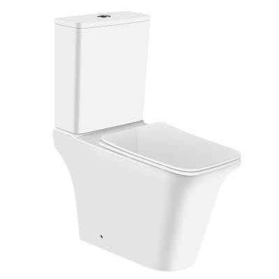 Унитаз безободковый AZ-1213A Avero с сиденьем микролифт Azario фото в интернет-магазине Русалия