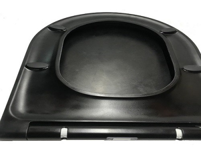 Унитаз подвесной CeramaLux 2198MB черно-матовый фото в интернет-магазине Русалия