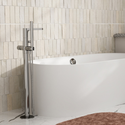 Mosel 4621 Смеситель напольный для ванны Wasserkraft фото в интернет-магазине Русалия