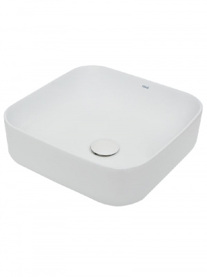 AQM5011 Раковина накладная квадратная. 390x390x130 фото в интернет-магазине Русалия