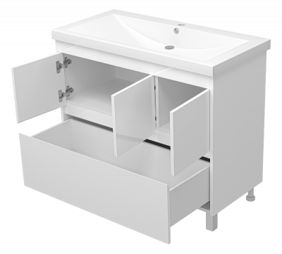 Тумба Алиса 100 с раковиной Misty Алиса 100 Misty фото в интернет-магазине Русалия