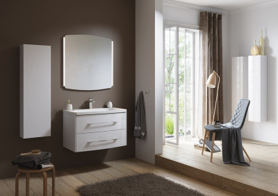 Пенал 25см белый An.05.25/W  Ancona Aqwella фото в интернет-магазине Русалия