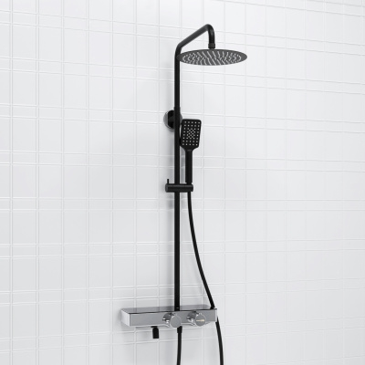 A114.258.130.CB Thermo Душевой комплект с термостатическим смесителем Wasserkraft фото в интернет-магазине Русалия