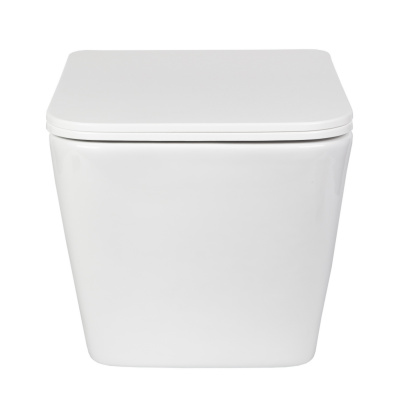 BOND F04-10 Унитаз подвесной безободковый с сиденьем с микролифтом фото в интернет-магазине Русалия