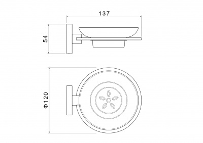 Мыльница AQUATEK AQ4203CR ОБЕРОН фото в интернет-магазине Русалия