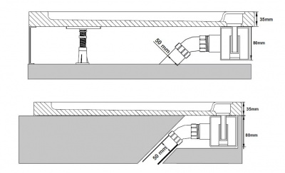 Душевой поддон квадратный 90х90 WW TRS90 Weltwasser фото в интернет-магазине Русалия