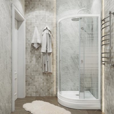 Душевой уголок Полосы 90*90 А (3 места+сифон D90) Тритон Щ0000061805 фото в интернет-магазине Русалия