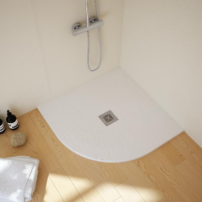 Душевой поддон угловой, LITE 80х80 WHITE MATT, LITE фото в интернет-магазине Русалия