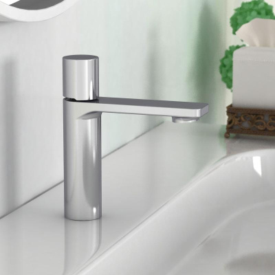 Смеситель для раковины Vogue VBF-4V3CH, хром Vincea фото в интернет-магазине Русалия