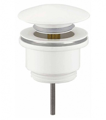 Донный клапан для раковины универсальный G-60W белый GID фото в интернет-магазине Русалия