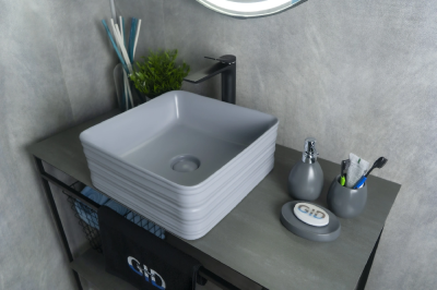 Раковина накладная Gid Gm965 фото в интернет-магазине Русалия