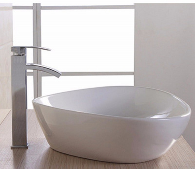 Раковина накладная треугольная 7472B CeramaLux фото в интернет-магазине Русалия