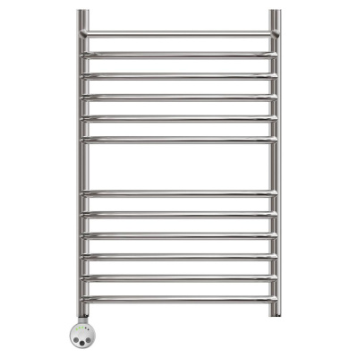 Полотенцесушитель электрический Point Альфа PN05158SPE П11 500x800 с полкой левый/правый, хром фото в интернет-магазине Русалия