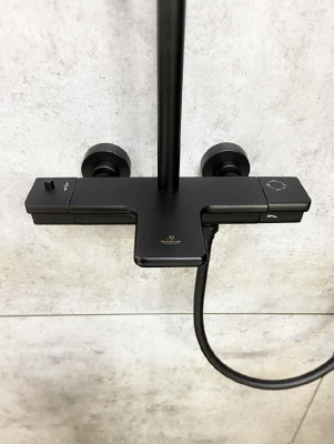 Душевая система с термостатом Lamberto 030417 NeOp AltroBagno фото в интернет-магазине Русалия