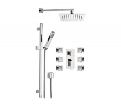 Комплект: Душевая система Remer Absolute AU93S01UFS20 фото в интернет-магазине Русалия