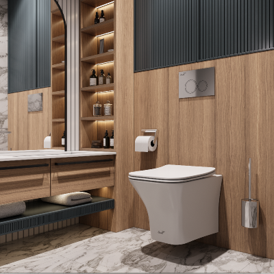 Унитаз VETTORE Aria MW ТЕРМООБЖИГ (не плёнка) подвесной безободковый белый матовый Ceruttispa CT9242 (480х340х350) фото в интернет-магазине Русалия