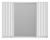 Зеркальный шкаф Balaton 100 (белый) BAL-04100-01-011 Brevita фото в интернет-магазине Русалия