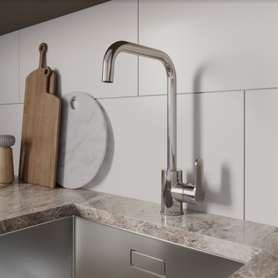 Смеситель Milardo для кухни глянцевый хром Poli (POLSBL0M05) фото в интернет-магазине Русалия