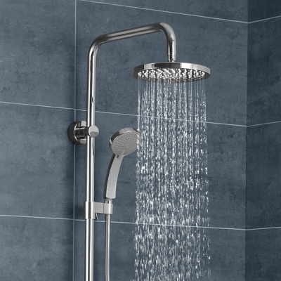 Душевая система с термостатом July E45716-CP Jacob Delafon фото в интернет-магазине Русалия