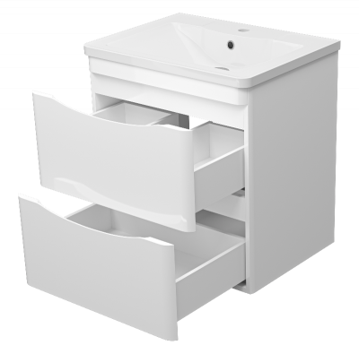 Тумба Атлантик 60 подвесная с раковиной Misty Атлантик 60 Misty фото в интернет-магазине Русалия