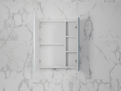 Зеркальный шкаф «Стокгольм» 60 см графит софт ЛС-00002319 Style Line фото в интернет-магазине Русалия