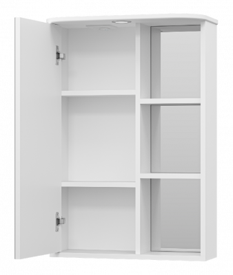 Зеркальный шкаф Венера 55 левый П-Внр04055-01СвЛ Misty фото в интернет-магазине Русалия