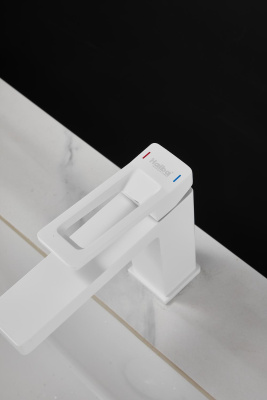 Смеситель для раковины HAIBA цвет: белый (HB10732-8) фото в интернет-магазине Русалия