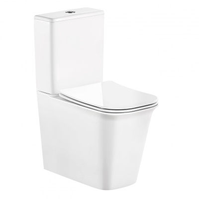 Унитаз 1222A с сиденьем микролифт Ceramalux фото в интернет-магазине Русалия