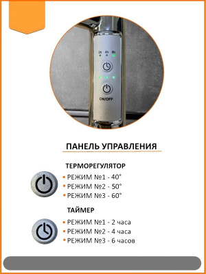 Полотенцесушитель электрический Аспект Пэк сп 1 80х50 белый ВГП Тругор фото в интернет-магазине Русалия