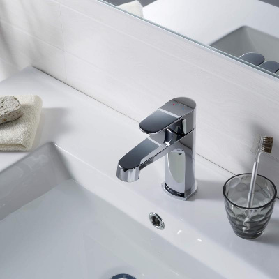 Смеситель для раковины 98, без донного клапана AQUATEK AQ1210CR ОБЕРОН фото в интернет-магазине Русалия