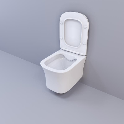 Унитаз MARMOLADA Aria подвесной безободковый Ceruttispa CT7778 (485x360x350) фото в интернет-магазине Русалия