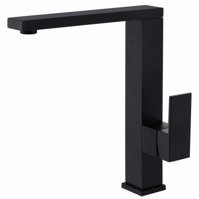 Смеситель ABBER Daheim AF8214B для кухни, черный матовый фото в интернет-магазине Русалия