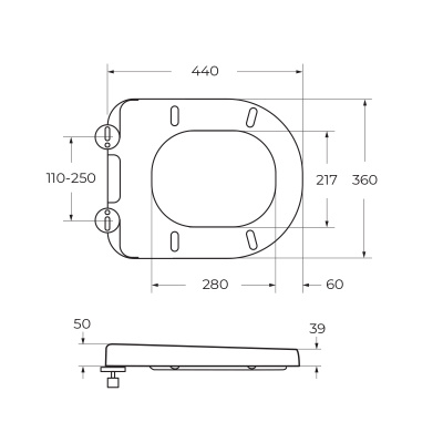 Крышка-сиденье BelBagno BB865SC фото в интернет-магазине Русалия