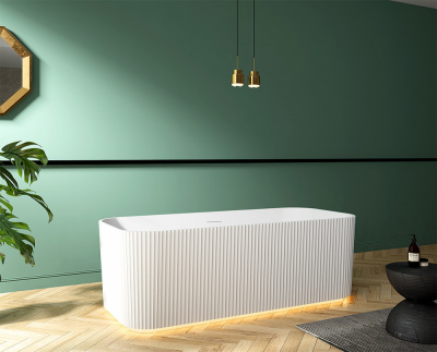 Акриловая ванна ABBER AB9363-1.7 170х75х58 см фото в интернет-магазине Русалия