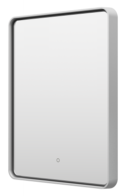 Зеркало Mercury 600x800 (платина) MER-Rett6-060/80-platinum Brevita фото в интернет-магазине Русалия