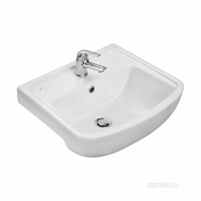 Раковина Santek Лонги 500х420 отверстие под смеситель 1WH501754 фото в интернет-магазине Русалия