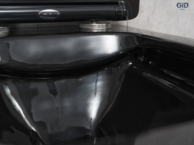 Унитаз подвесной Gid Tr2144BL 62224Y черная глянцевая 52x36x33.5 фото в интернет-магазине Русалия