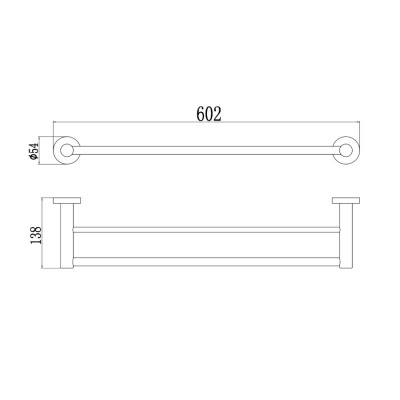 Полотенцедержатель Savol S-005648, сатин фото в интернет-магазине Русалия