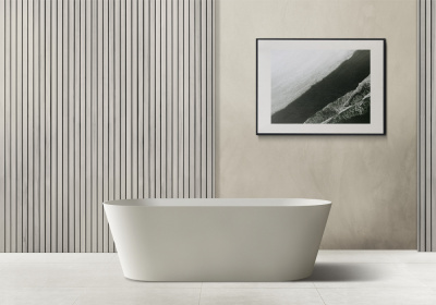 Ванна из искусственного камня ABBER Stein AS9622 белая матовая 165х70х52 см фото в интернет-магазине Русалия