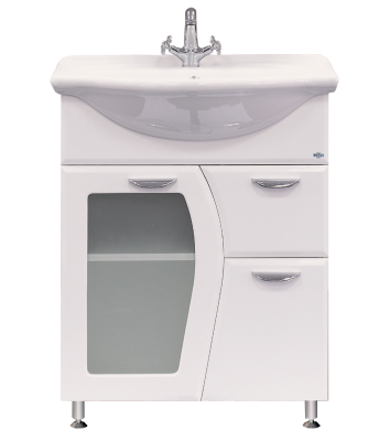 Тумба Дрея 65 с раковиной Kirovit Стиль 65 Misty фото в интернет-магазине Русалия