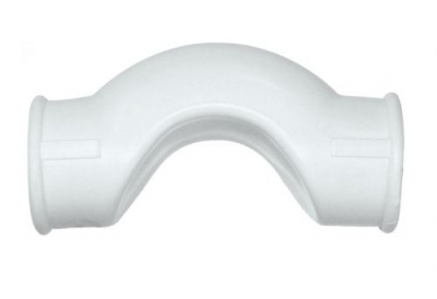 Обводное колено, белый полипропилен 25 мм Millennium фото в интернет-магазине Русалия