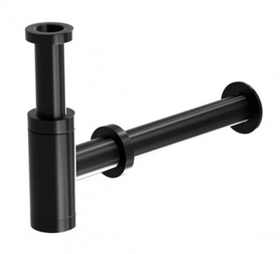 Сифон для раковины черный матовый B C058 CeramaLux фото в интернет-магазине Русалия