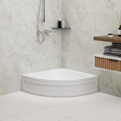 Душевой поддон полукруглый RGW BP/CL-S 800x800 фото в интернет-магазине Русалия