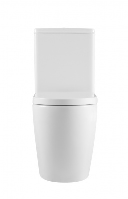 BILBAO ALTO Унитаз напольный безободковый белый, сиденье дюропласт, soft close IBERICA BLANCA фото в интернет-магазине Русалия